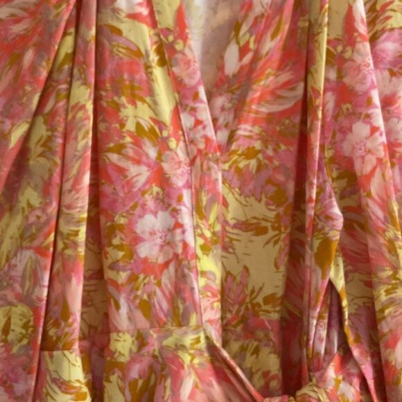 Kobi HALPERIN Jemma Print CORAL MULTI WOMAN Dress SIZE US XL NEW - Picture 9 of 12